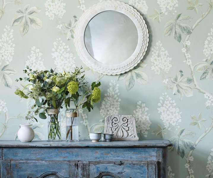 The writing is on the wall – vintage wall-paper is back