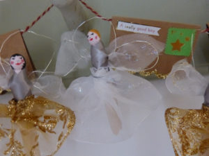 Christmas angels craft project