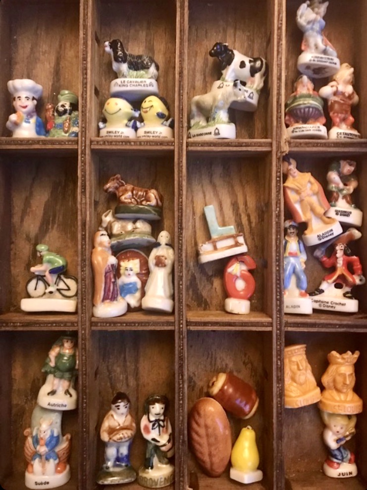 Vintage French Porcelain Feves Figurines by Disney