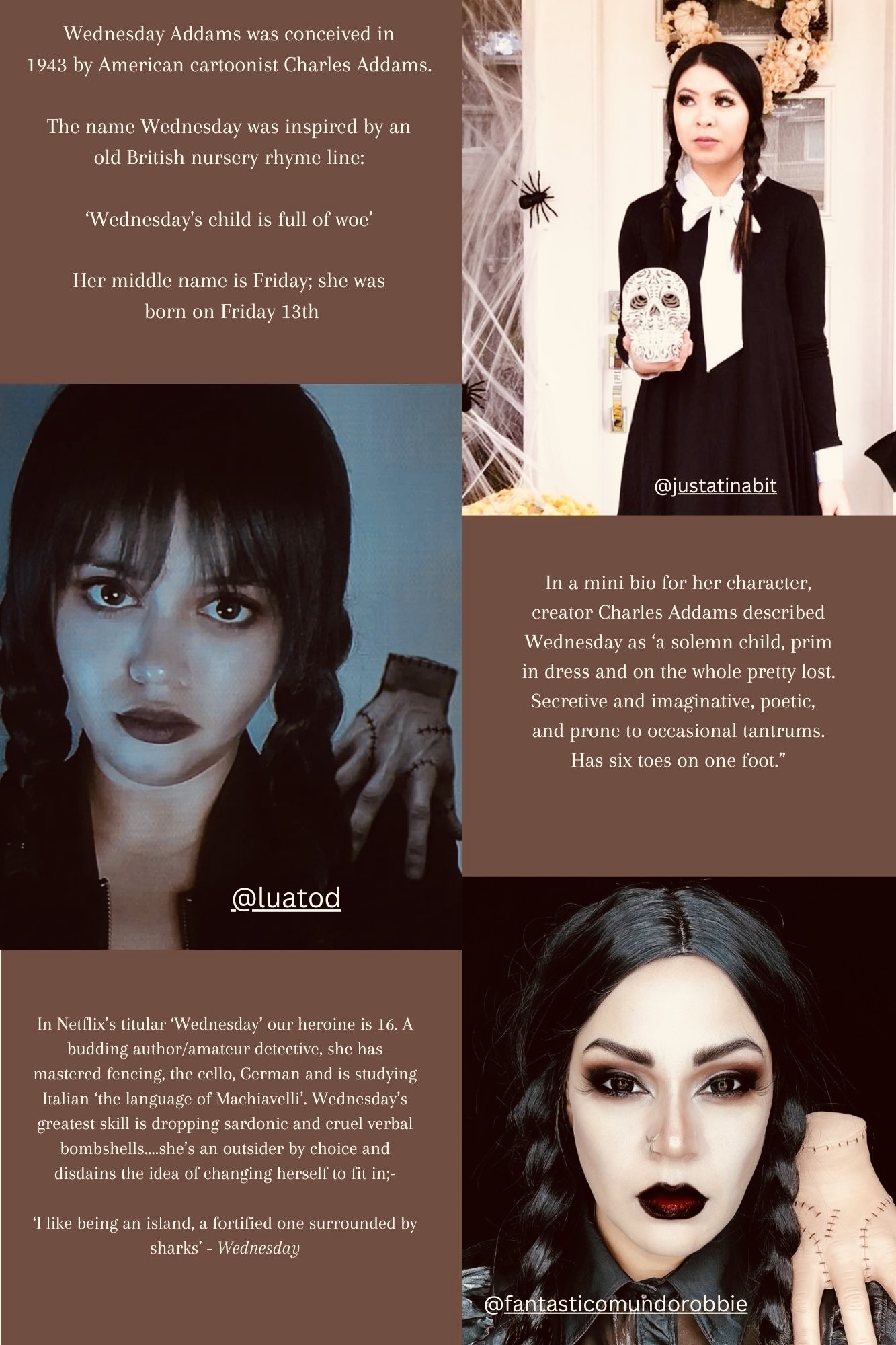 The Dark Evolution of Wednesday Addams into a Goth Icon