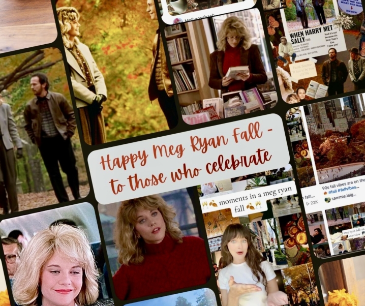 It’s Meg Ryan Fall y’all – time to recreate those iconic movie outfits