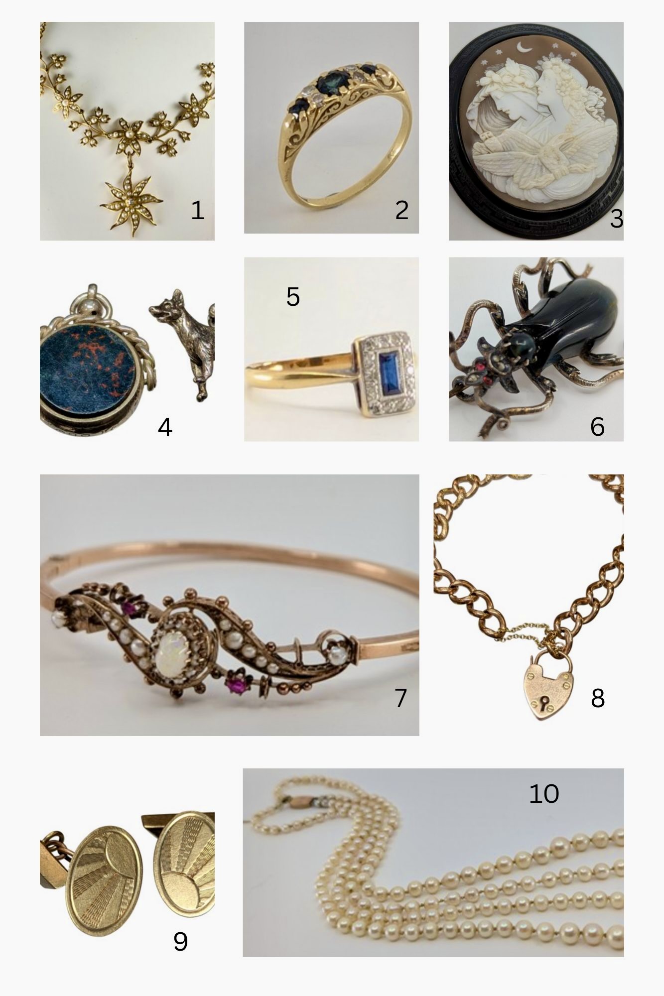 Vintage and antique jewellery
